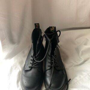 Black lace up Doc Martens
